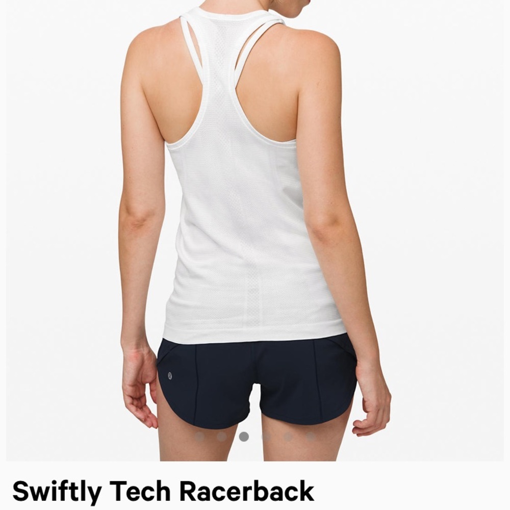 White Swiftly Tech Racerback - Picture 2 of 5